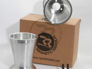 SET ALUMIN. 5' WHEELS 180MM AND LOCKING HOLES