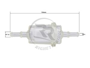 Large Inline Fuel Filter