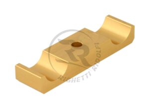 Engine mount bottom clamp STD type 28x92mm, Gold anodized
