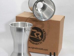 SET ALUMIN. 5' WHEELS 210mm AND LOCKING HOLES