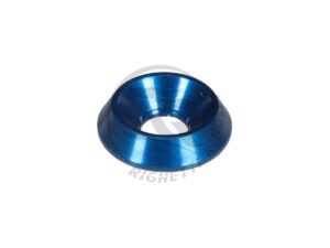 Aluminium Countersunk Washer 18x6mm, Blue color