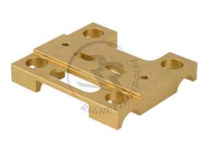 Bottom Engine mount 30x92mm, Gold anodized