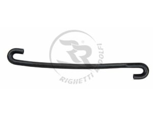 EPDM PIPE 180° - LENGTH 1200mm - BLACK COLOUR