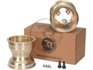 SET MAGNESIUM 5' WHEELS TYPE KKR MAR H.130mm D.40mm SPOKES WITH SCREWS