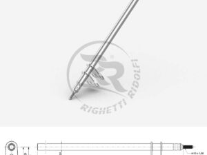STEERING COLUMN M10 x 500mm (Tony Type)