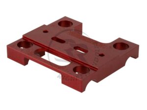 Bottom Engine mount 30x92mm, Red anodized