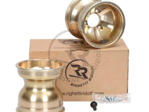 SET MAGNESIUM 5' WHEELS TYPE KKR MAV H.132mm D.40mm SPOKES WITH SCREWS