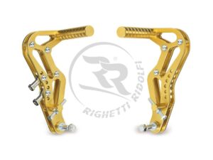 PEDALS SET (BRAKE GAS ) GOLD ANODIZED