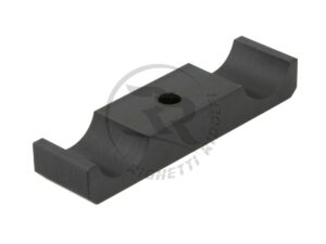 Engine mount bottom clamp STD type 28x92mm, Black anodized