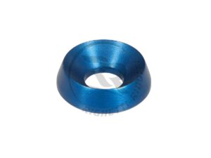 Aluminium Countersunk Washer 19x8mm, Blue color