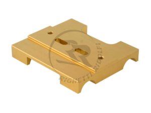 Bottom Engine mount STD type 30x92mm, Gold anodized