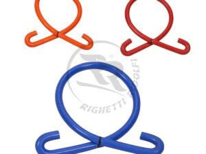 SILICONE PIPE 180° - LENGTH 1200mm - ORANGE COLOUR